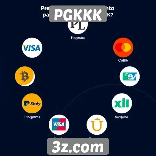 Avaliação dos métodos de pagamento no site PGKKK
